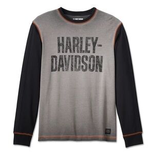 NWT Harley-Davidson Men's Iron Bar Long Sleeve Tee